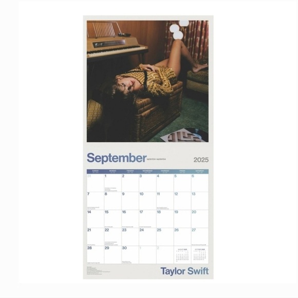 Taylor Swift 2025 18-Month Calendar Jul 24’ to Dec 25’ - Picture 4 of 5
